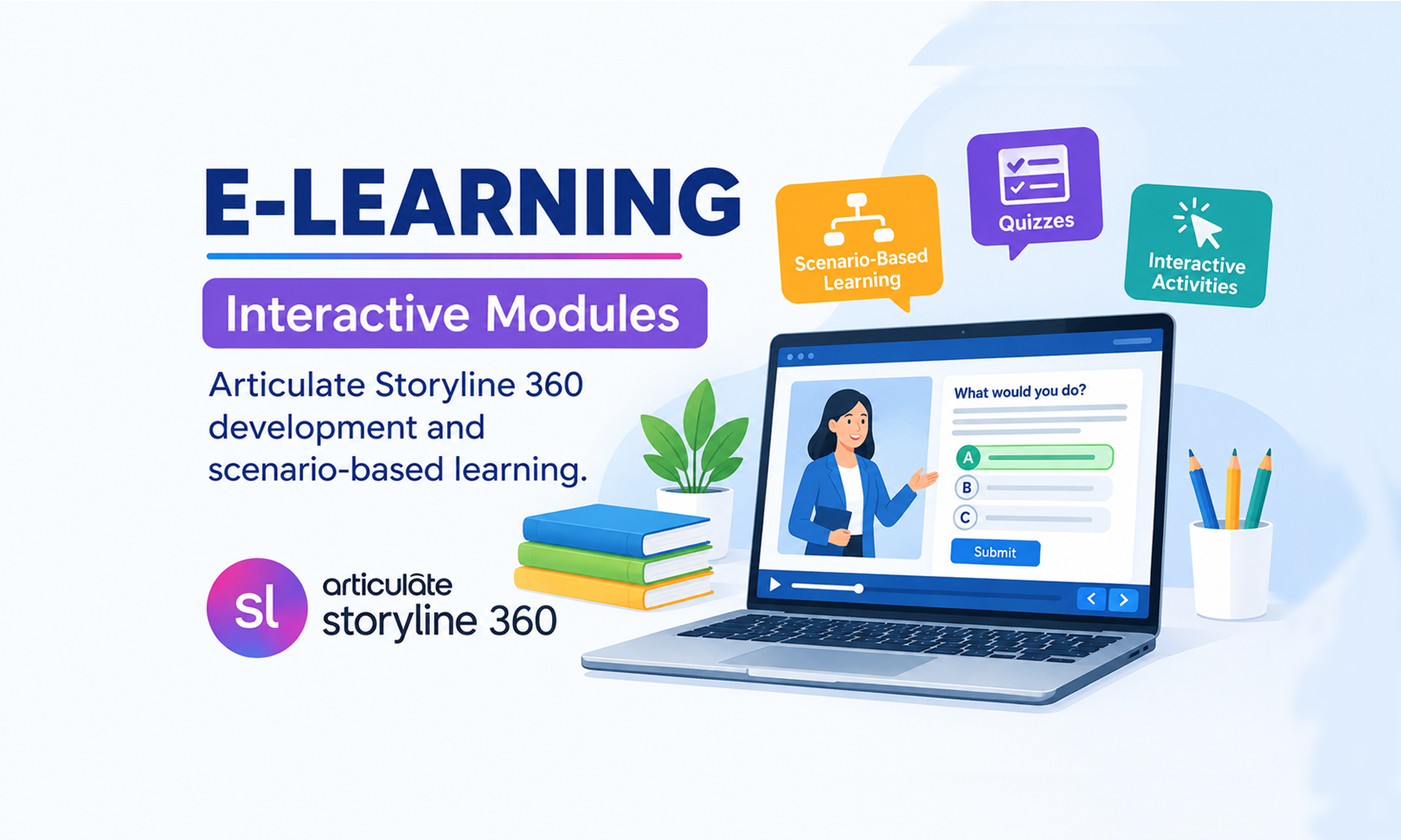 E-Learning and Instructional Design Interface